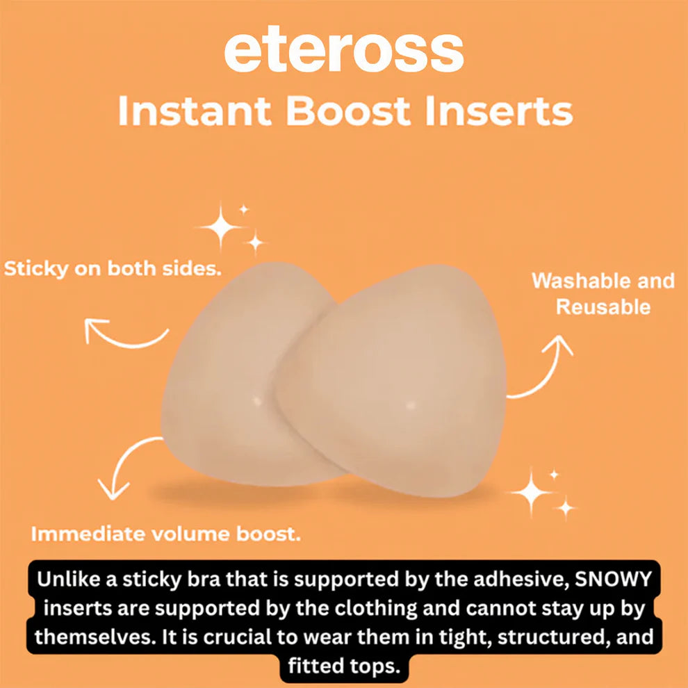 Sticky Inserts - Instant Boost Non-Adhesive Nip Covers